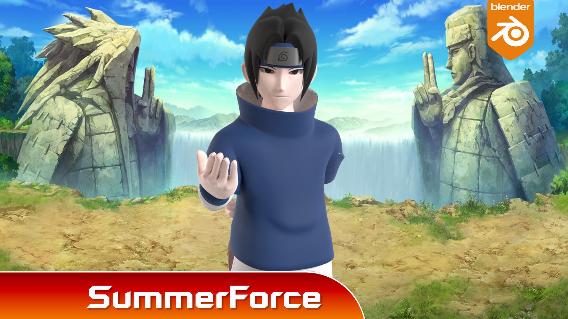 Sasuke Uchiha - Naruto Shippuden 3D model_1
