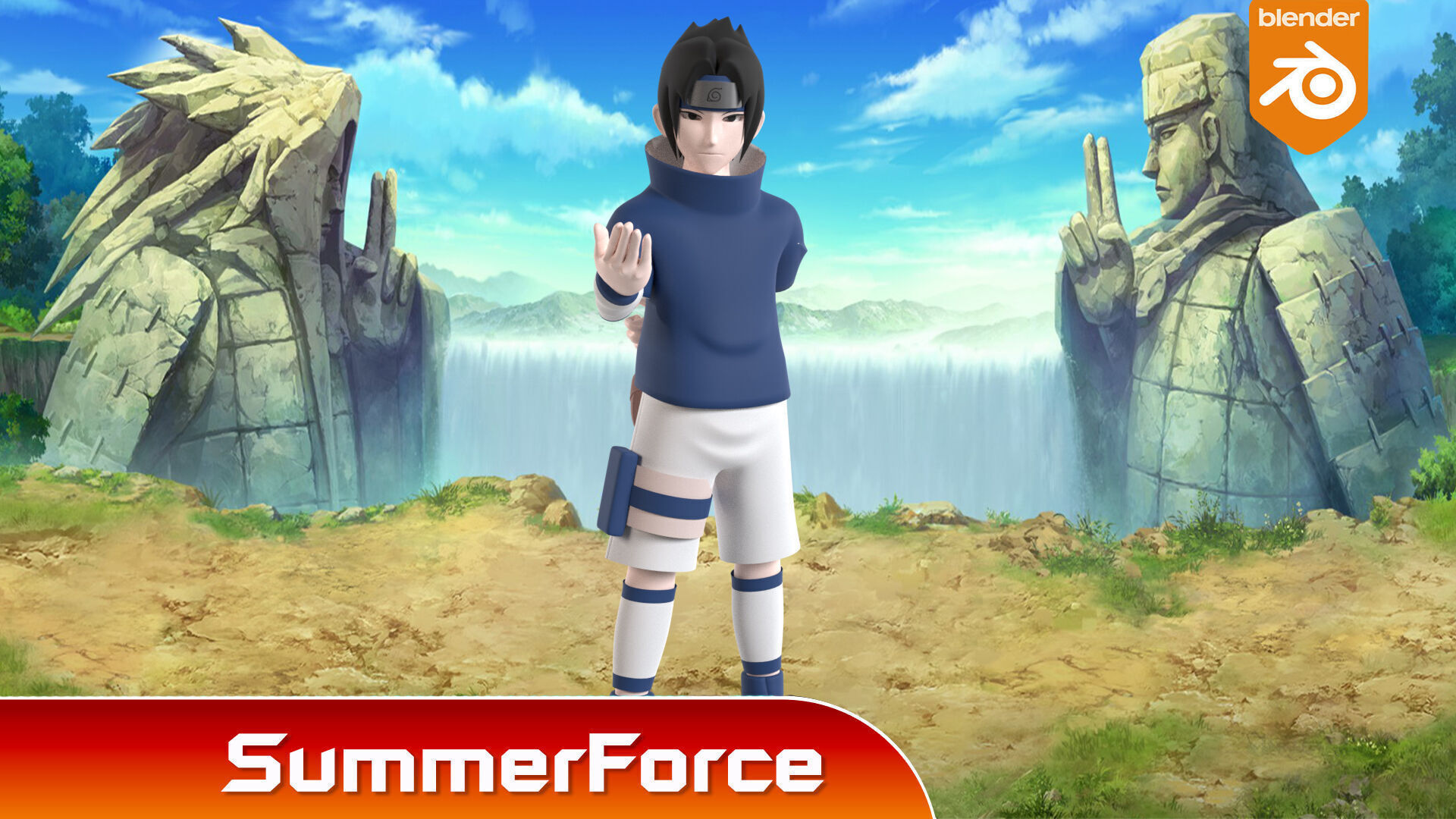 Sasuke Uchiha - Naruto Shippuden 3D model_2