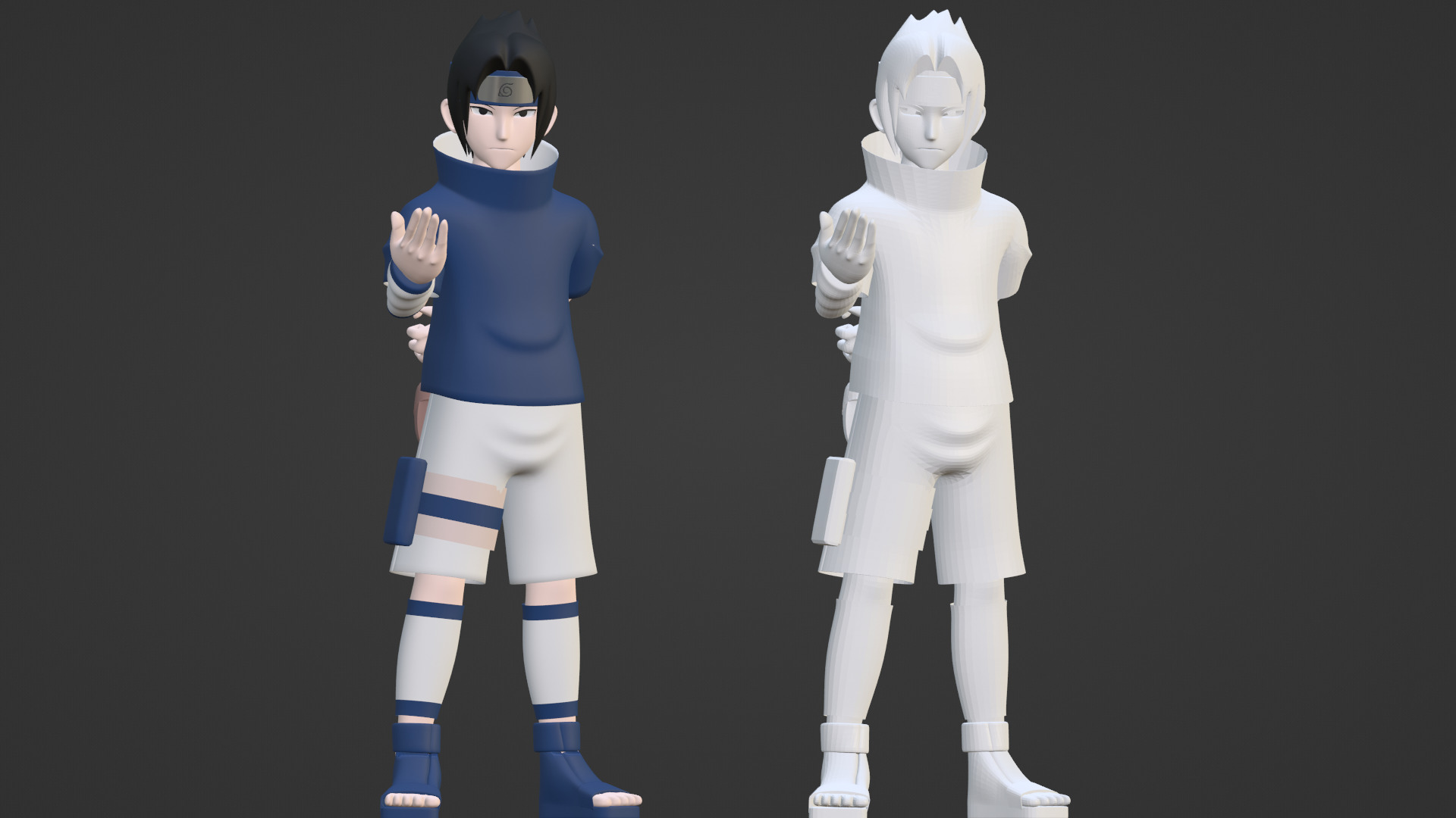 Sasuke Uchiha - Naruto Shippuden 3D model_16