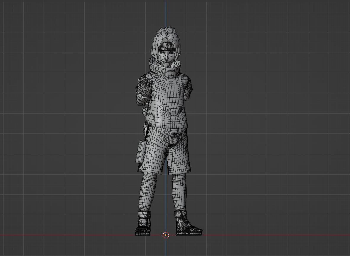 Sasuke Uchiha - Naruto Shippuden 3D model_9