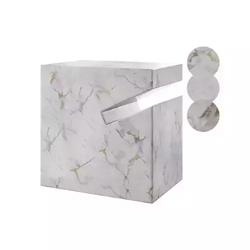 Natural side table marble