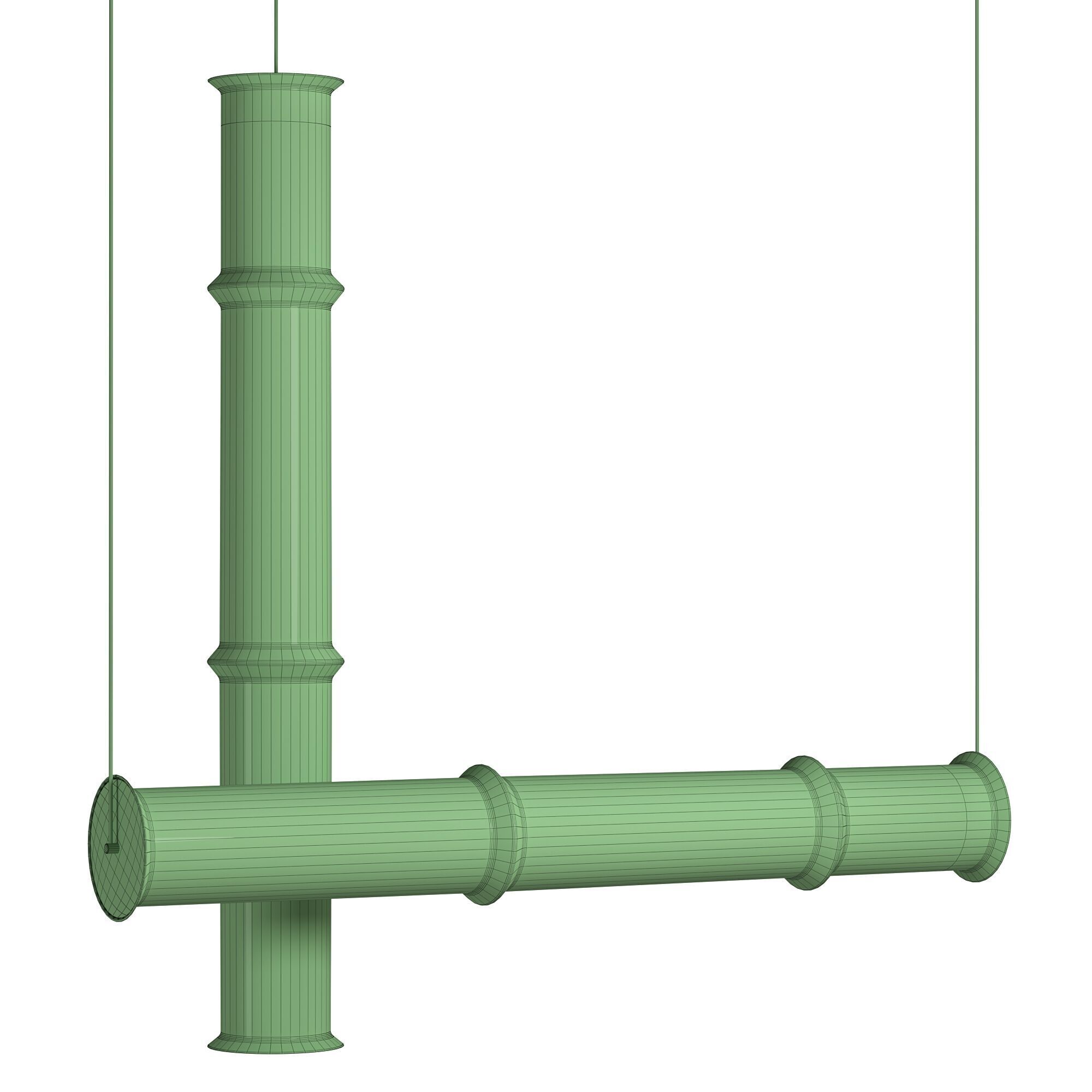 Canna Pendant Light 3D model_3