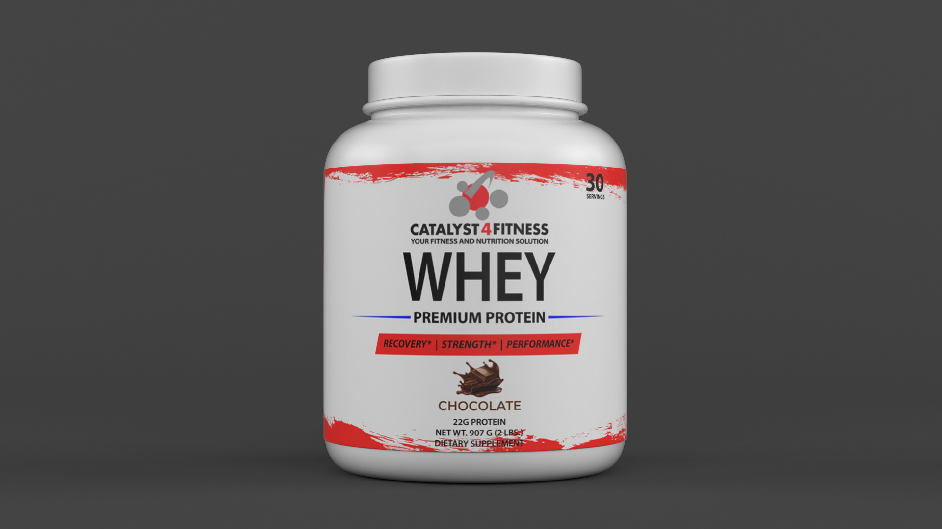 Protein Powder 3D model_1