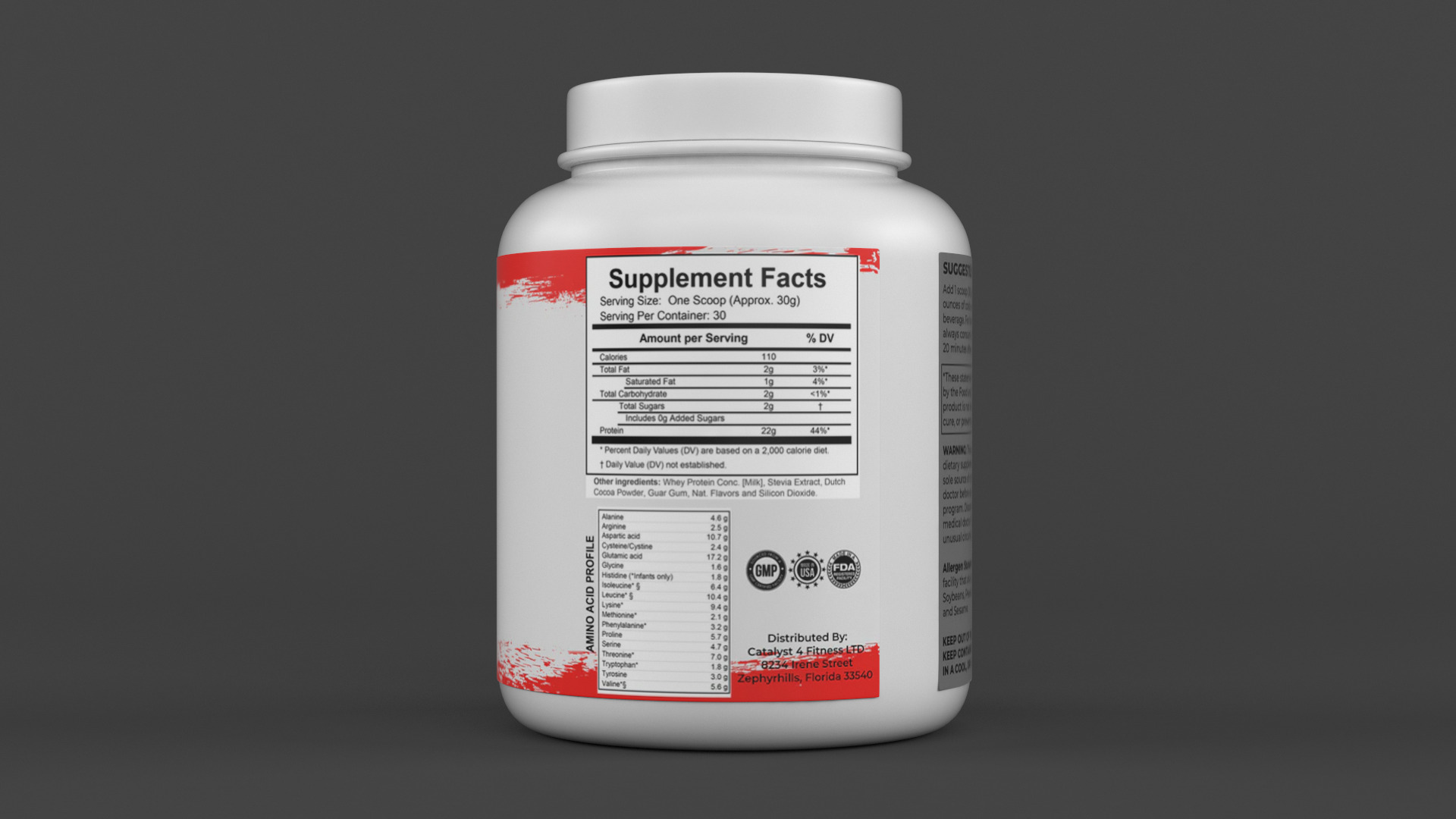 Protein Powder 3D model_2