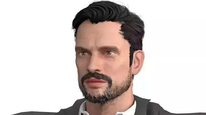 David Low-poly 3D model