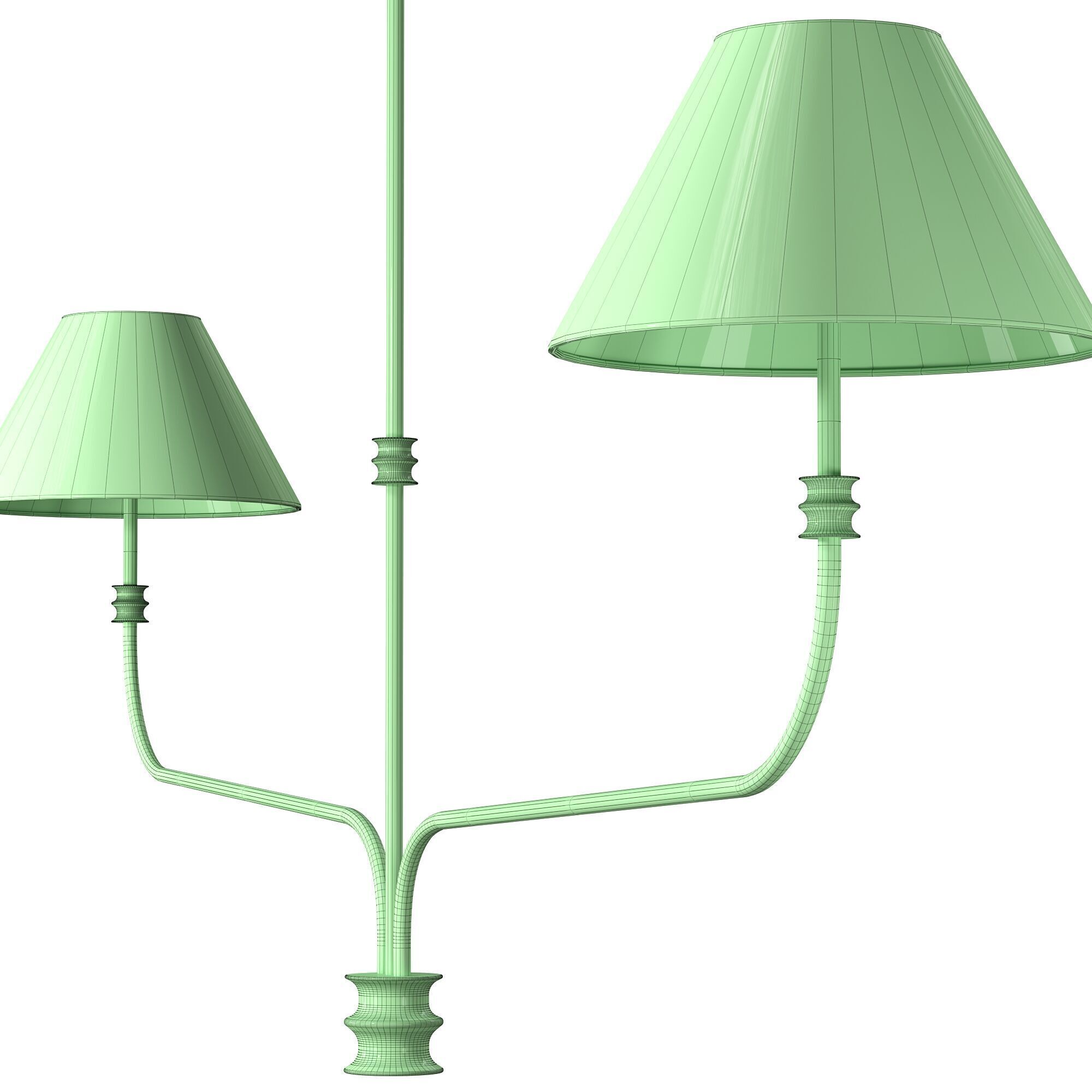 Collins Linear Chandelier 3D model_2