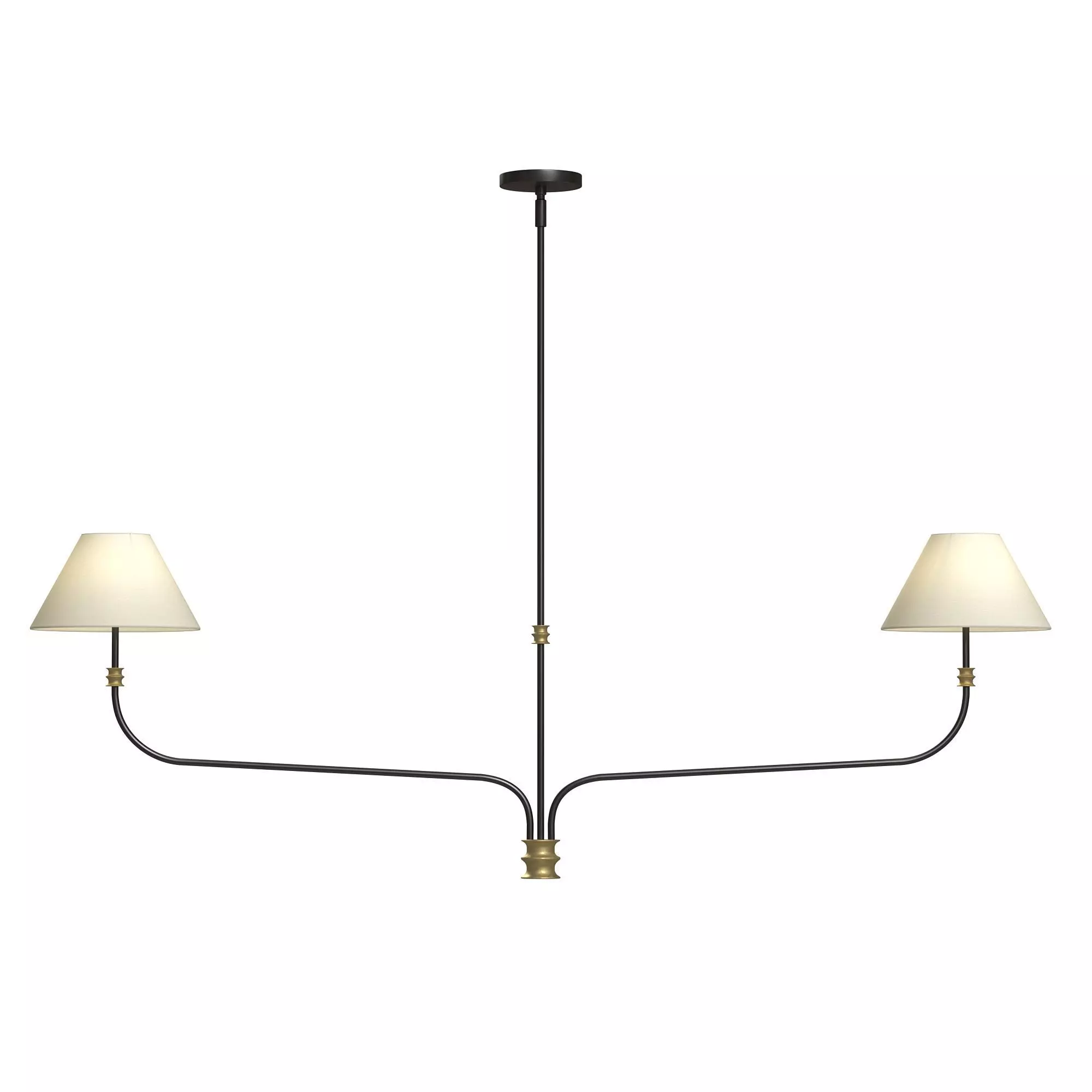 Collins Linear Chandelier 3D model_0