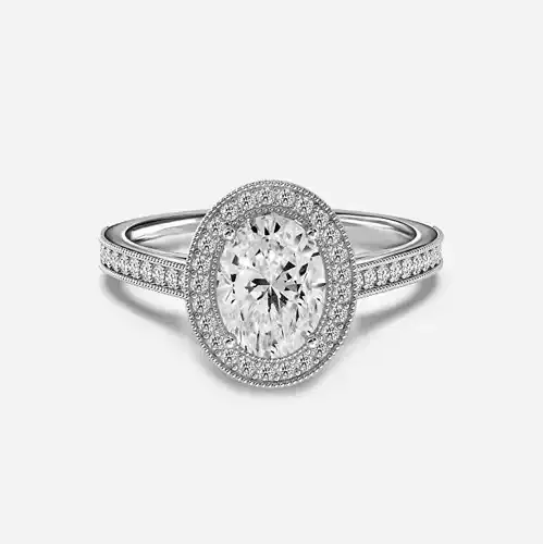 Halo Engagement Ring 02