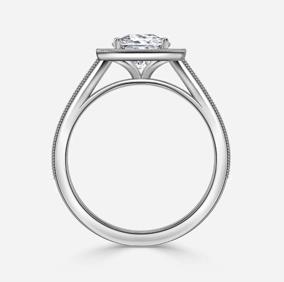 Halo Engagement Ring 03 3D print model_1