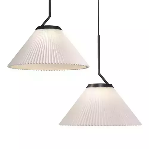 Demare Pleated Pendant Lamp 3D model