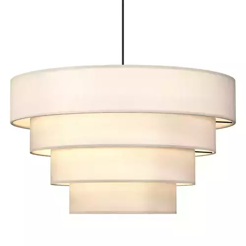 Fia - tiered linen lampshade