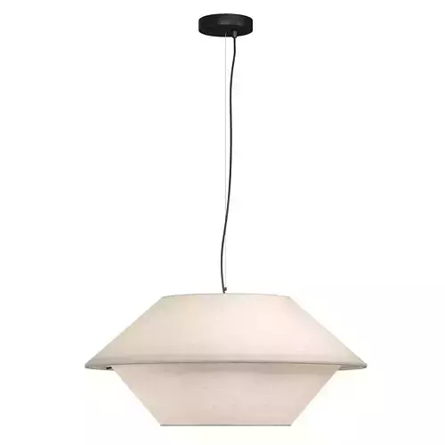 Mccarthy Pendant - Beige Linen 3D model