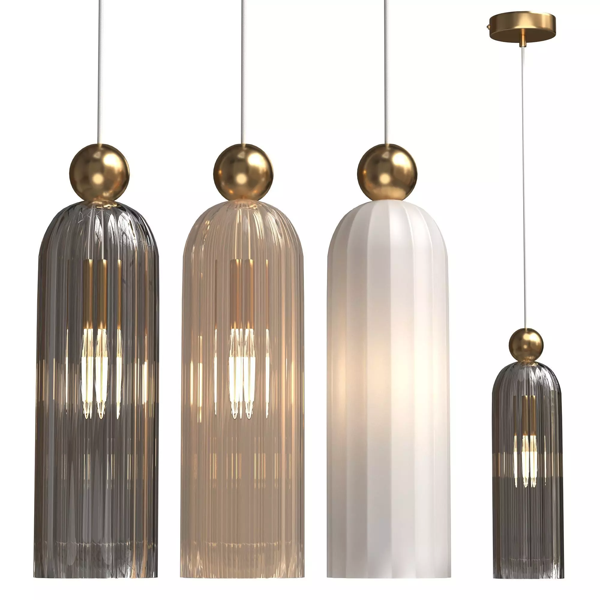 Pendant Lamp Antic 3D model