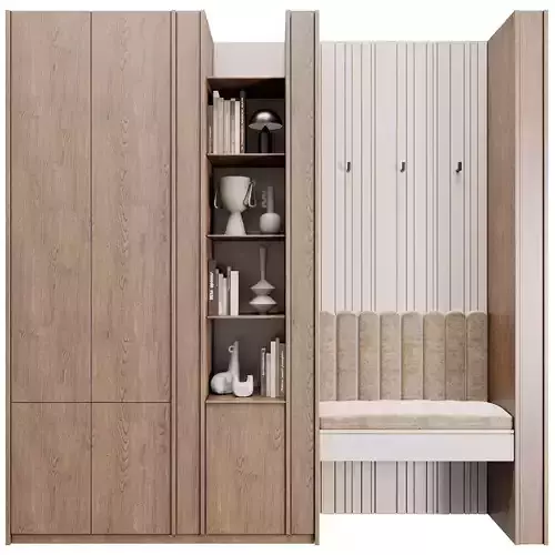 Hallway in a modern minimalist style 13