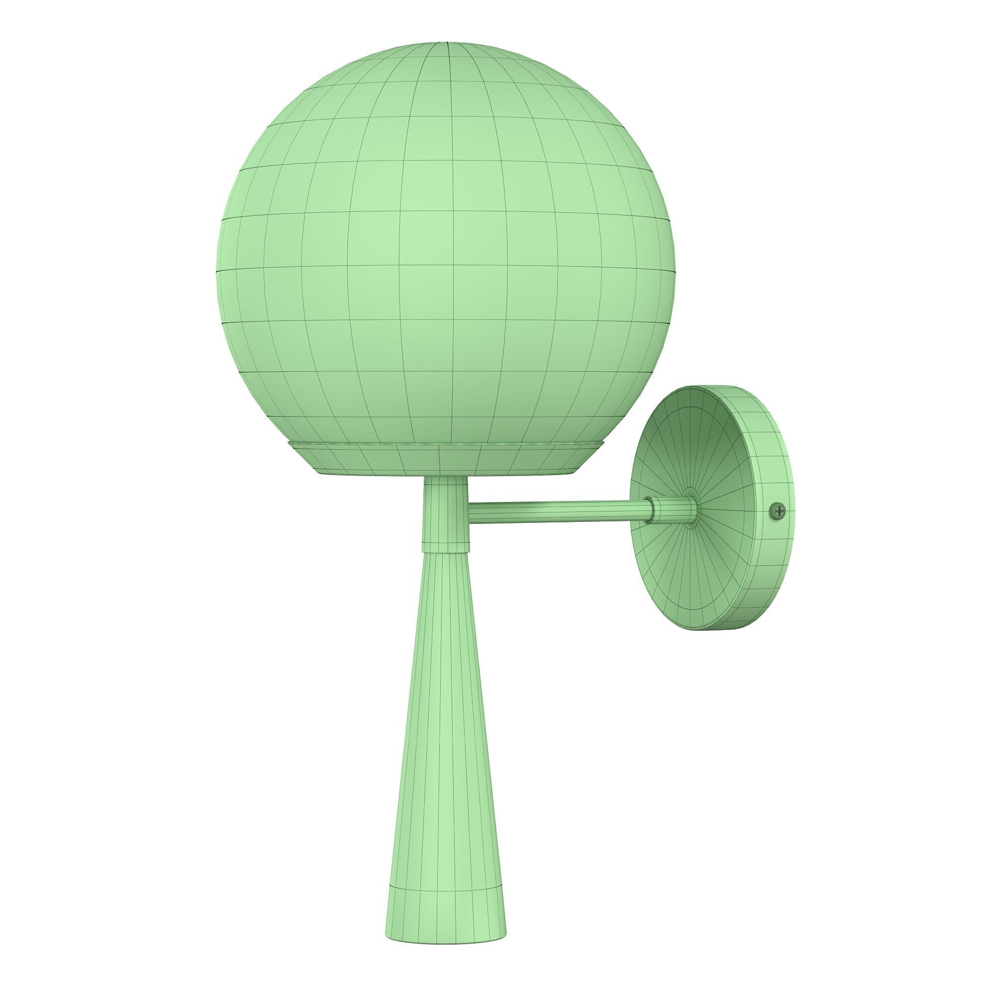 Wall lamp Luce 3D model_1