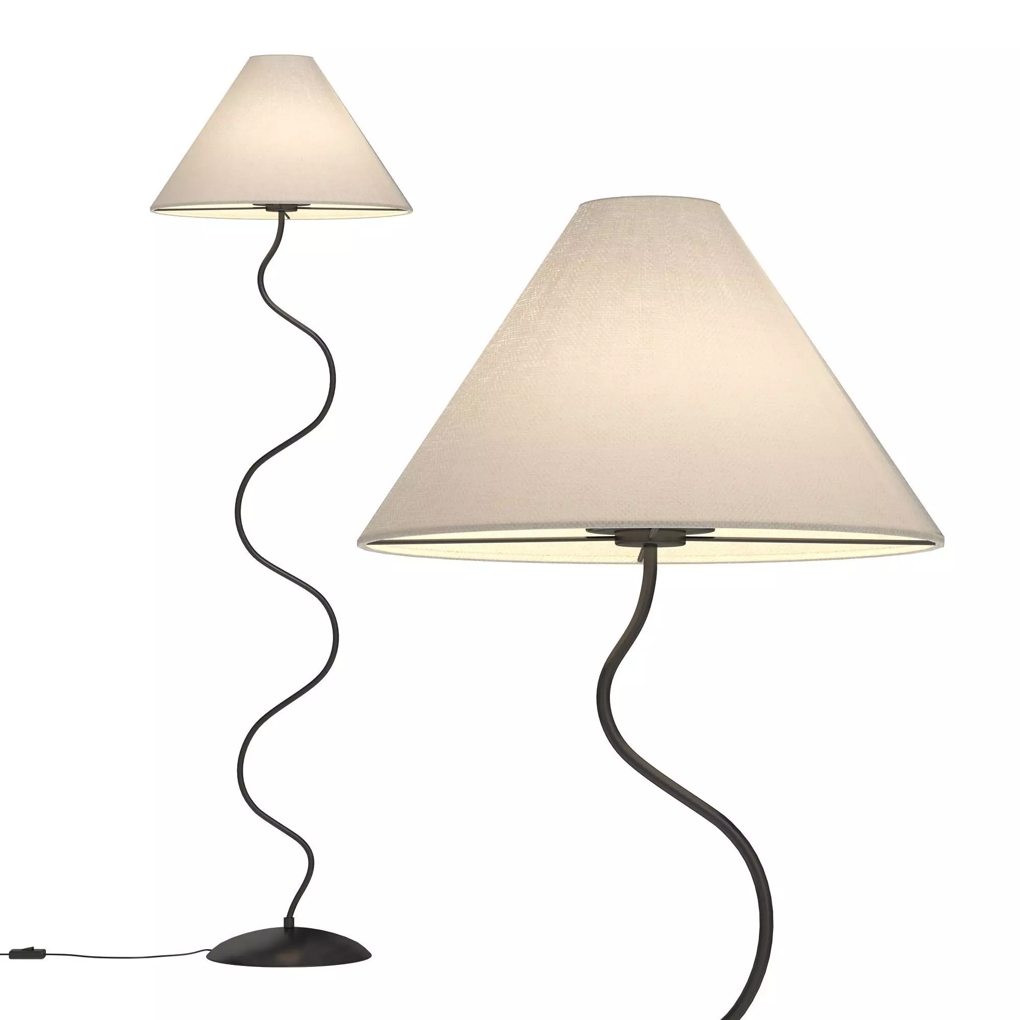 Zigzag Floor Lamp 3D model