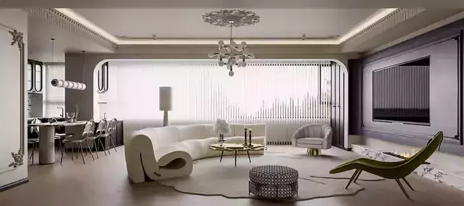 Apartment interior scenes       