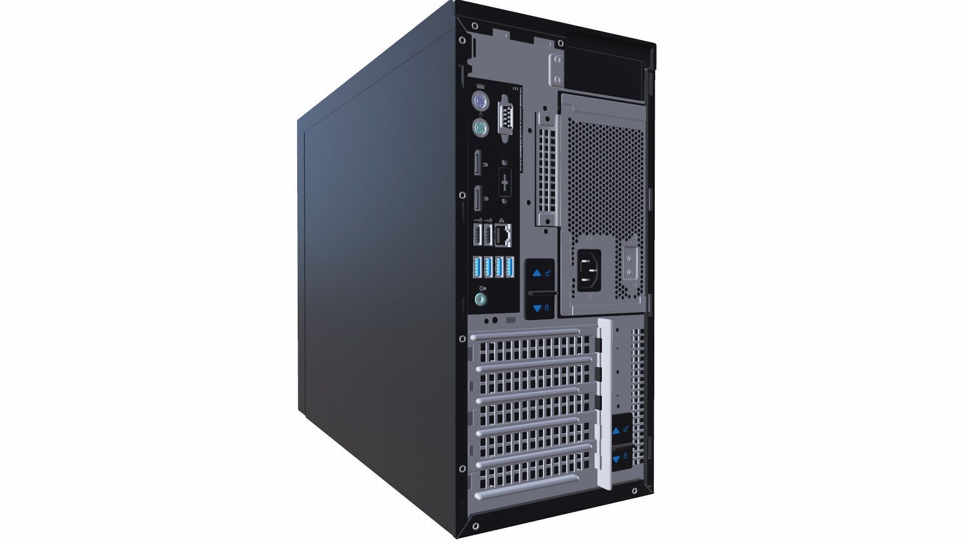 PowerEdge T40 Tower Server 3D model_2