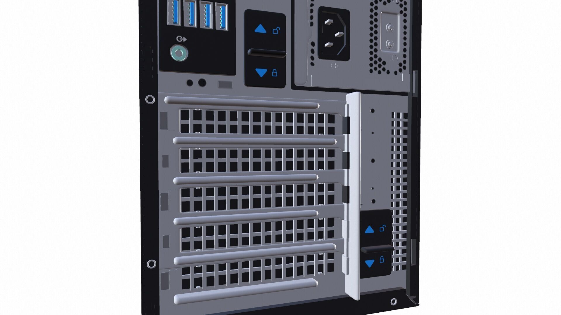 PowerEdge T40 Tower Server 3D model_9