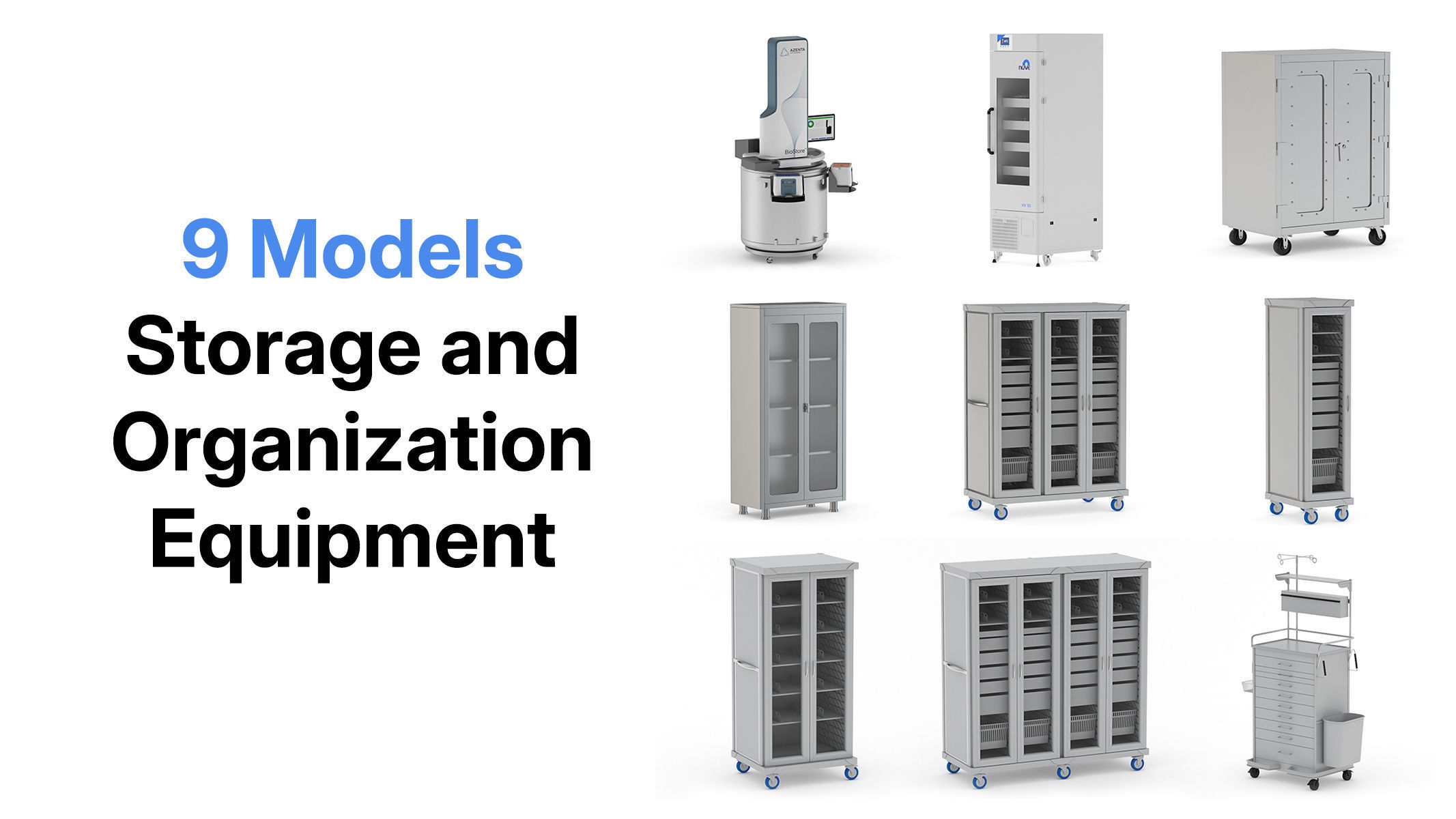 Mega Pack 203 Medical Equipment High Quality 3D Model Collection_9