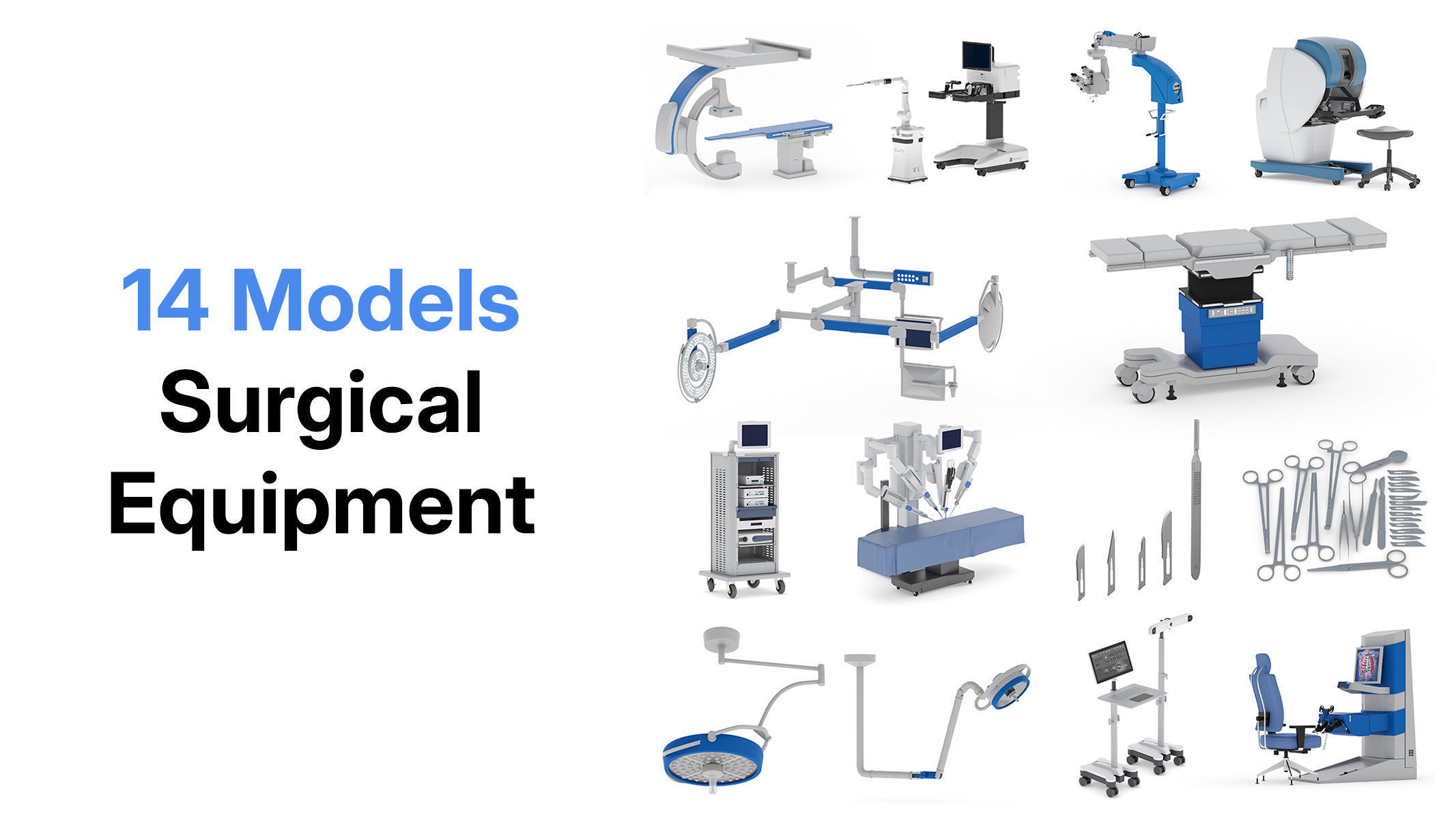 Mega Pack 203 Medical Equipment High Quality 3D Model Collection_10