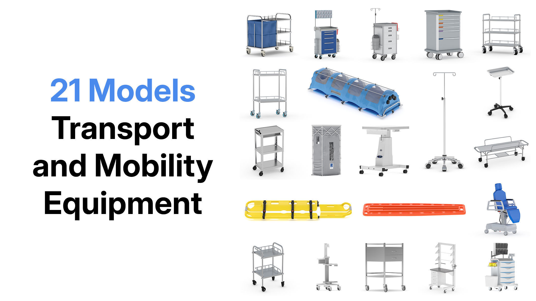 Mega Pack 203 Medical Equipment High Quality 3D Model Collection_11