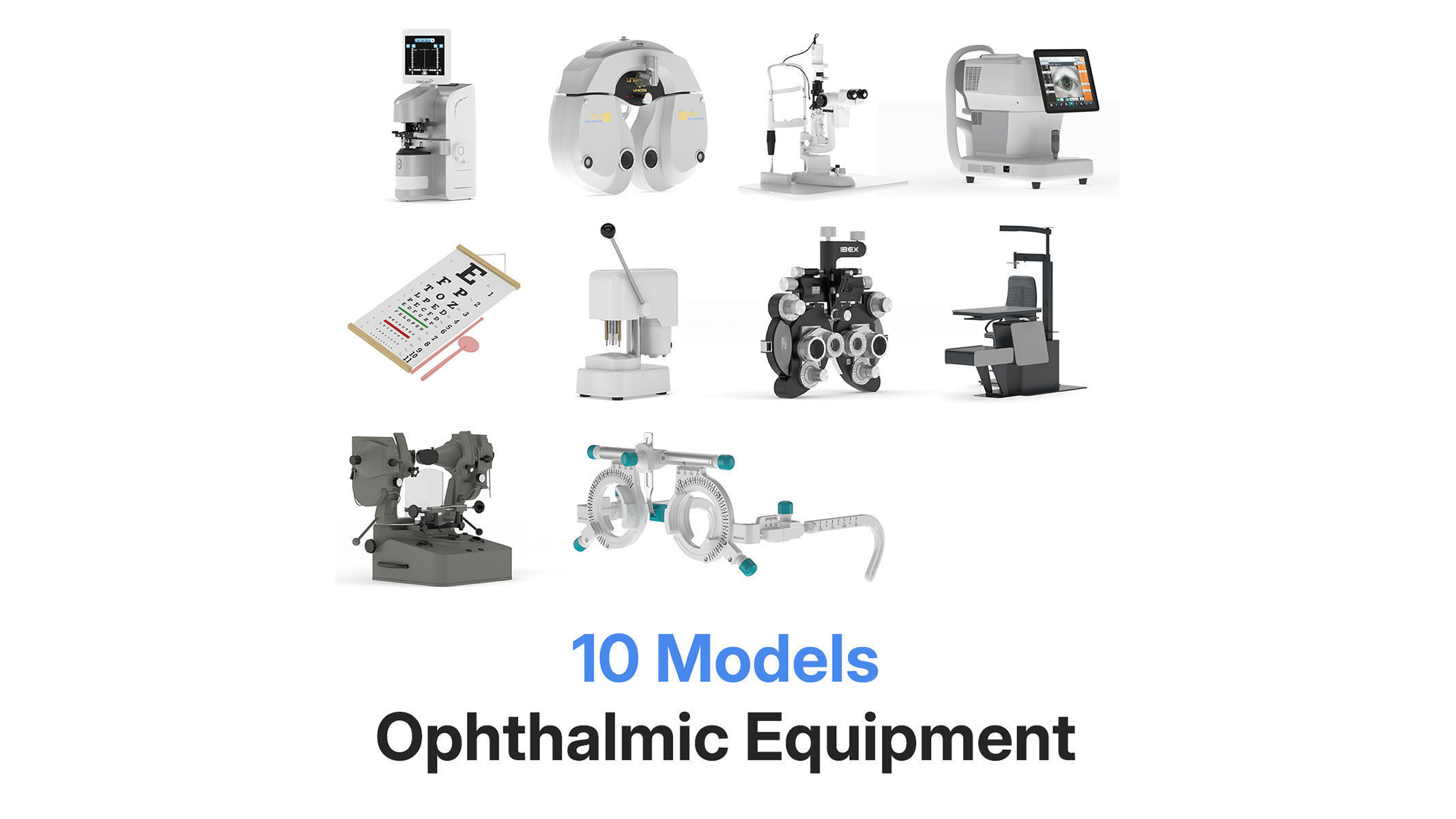 Mega Pack 203 Medical Equipment High Quality 3D Model Collection_5