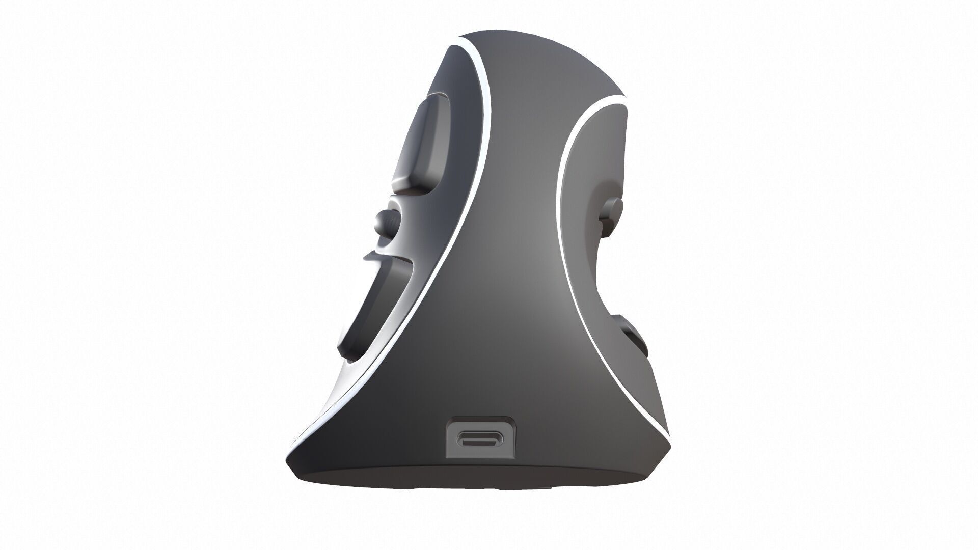 Delux M618 Plus Vertical Mouse 3D model_8