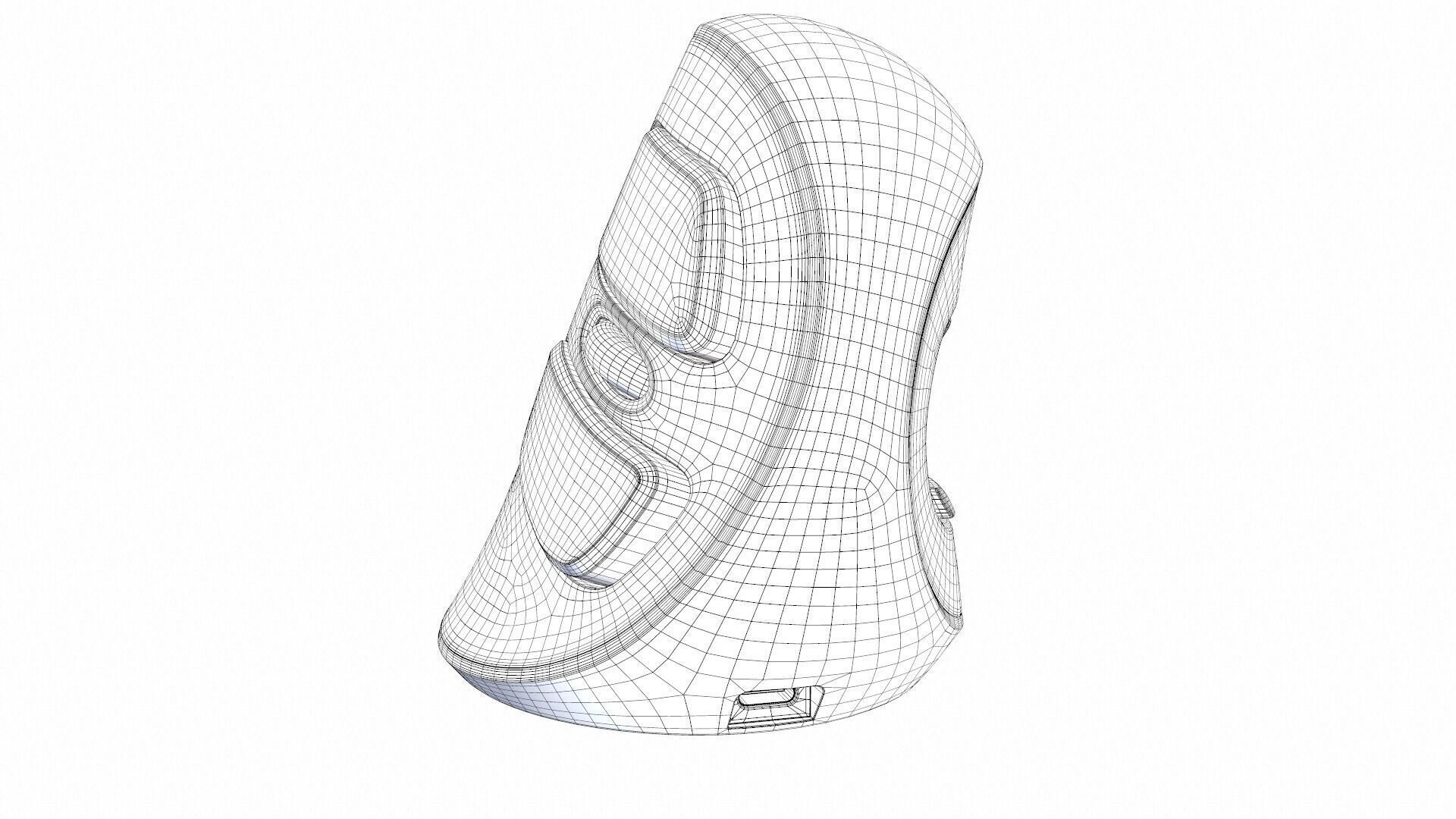 Delux M618 Plus Vertical Mouse 3D model_11