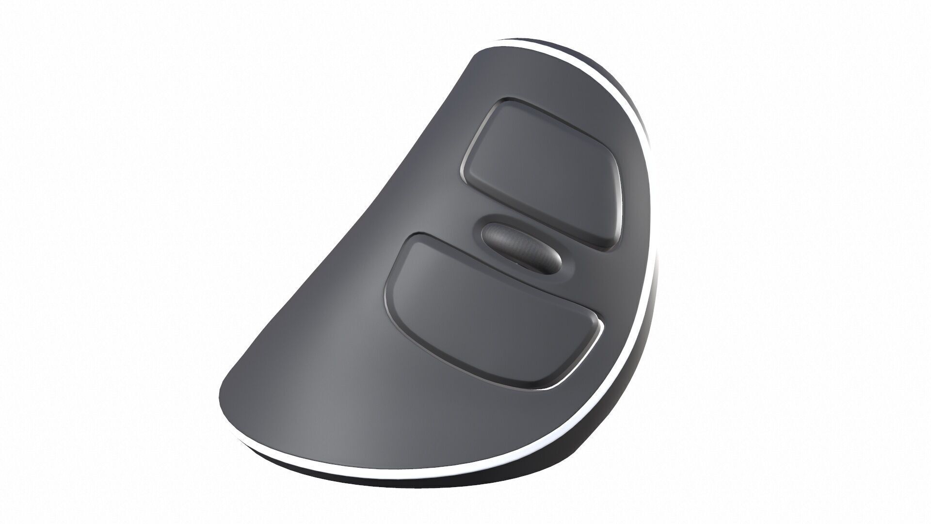 Delux M618 Plus Vertical Mouse 3D model_5