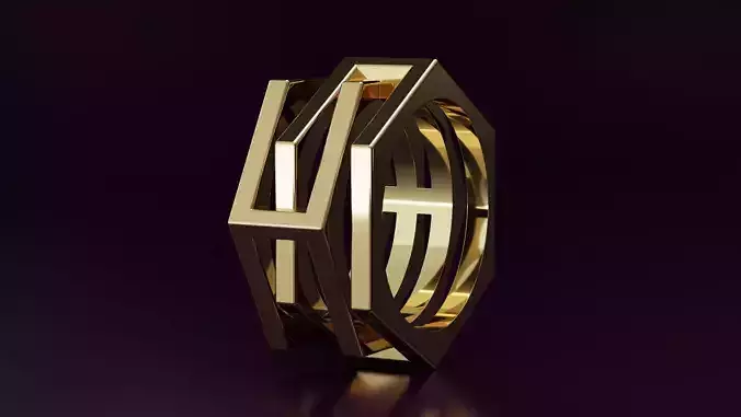 hexagon ring N05 54EU SIZE