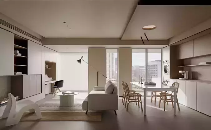 Apartment interior scenes    