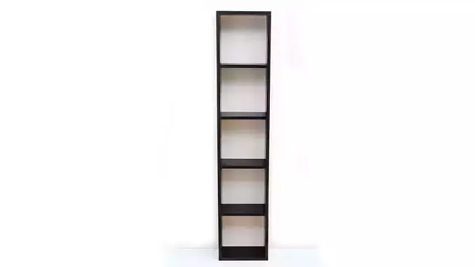 Ebee Engineered Wood Wall Mount Book Shelf 3D model