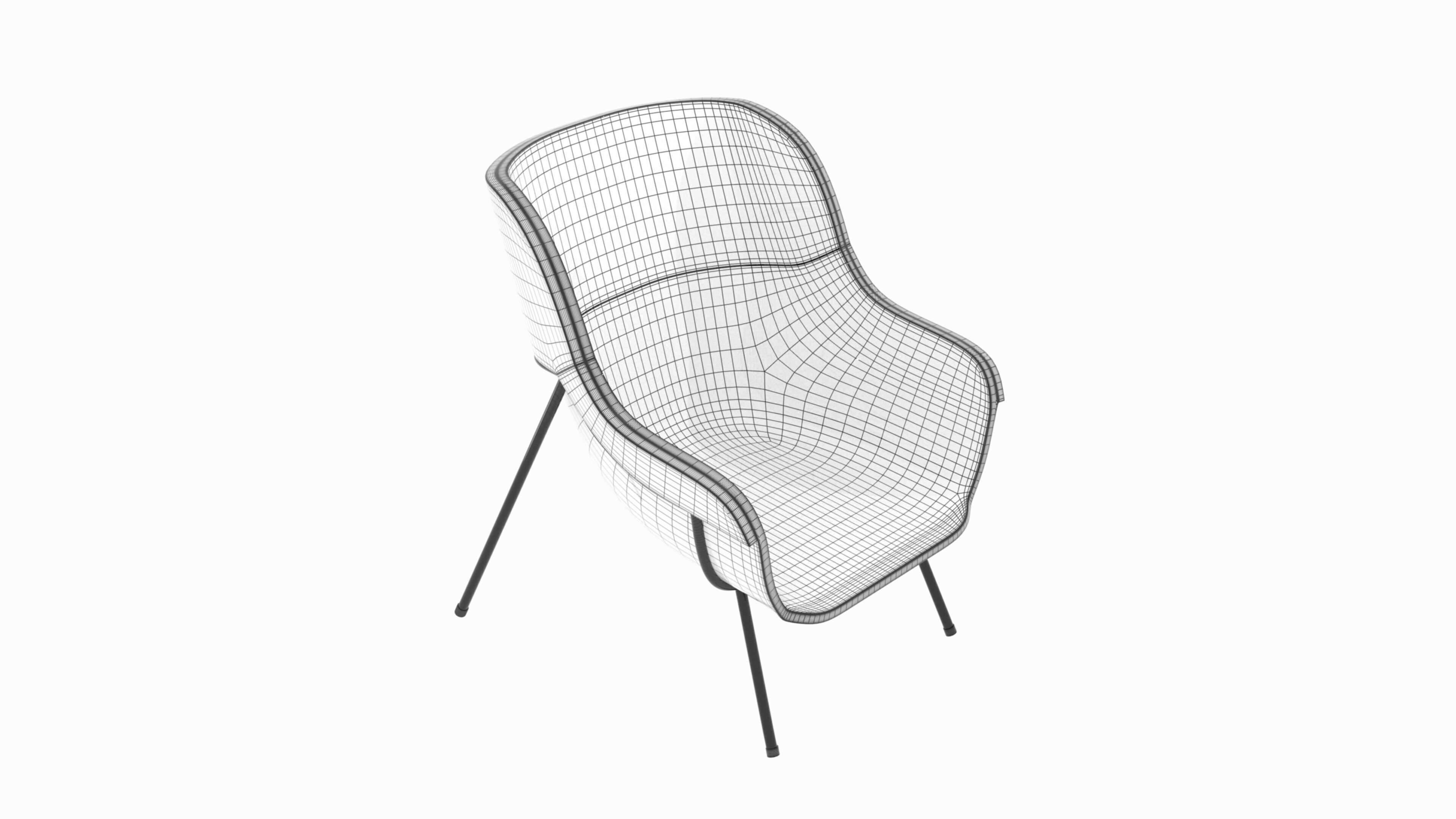 Chair C8 3D model_7
