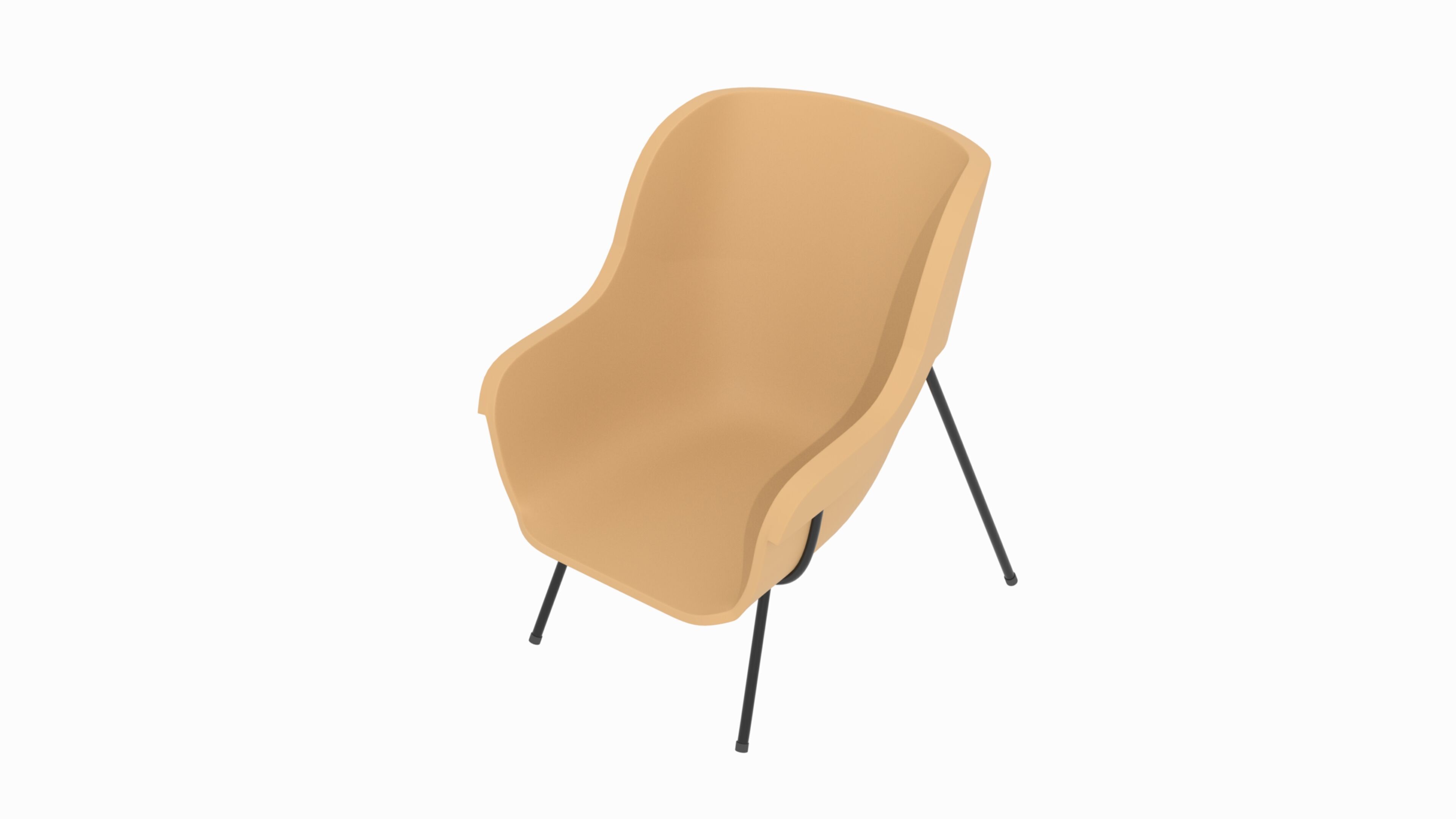 Chair C8 3D model_3