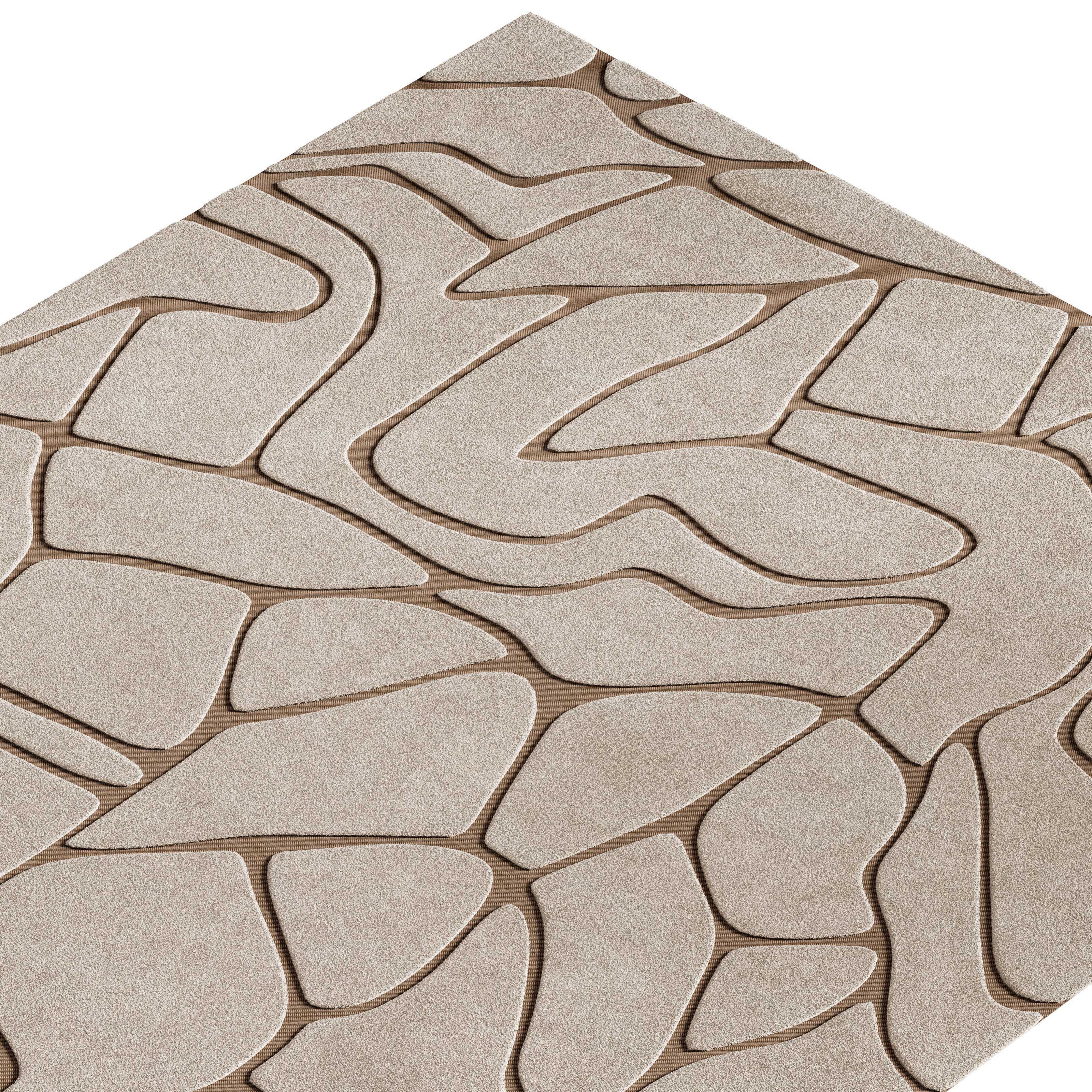 Sonora Tufted Wool Rug 3D model_3