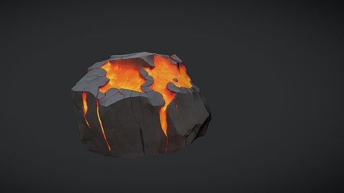 Molten Heart 3D model