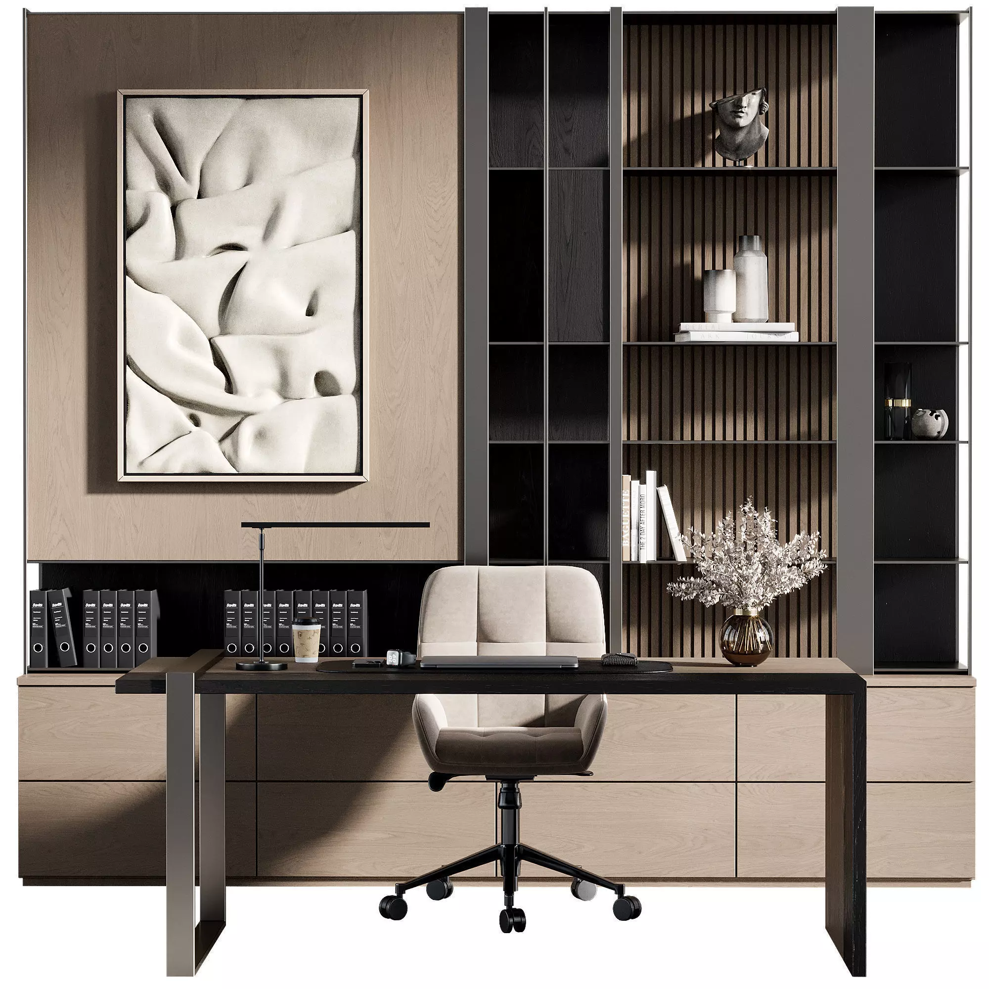 Boss Desk - Office Furniture 34 3D model