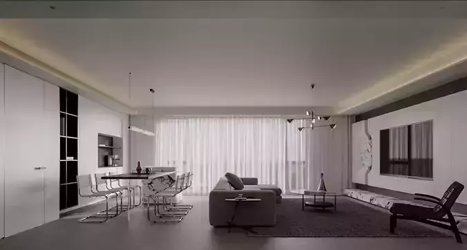Apartment interior scenes     