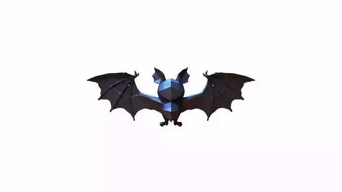 High 3d Render Animal Little Brown Bat Flying