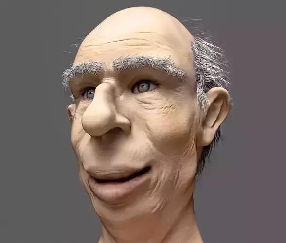 Beautiful Funny People Series - Old Man Character