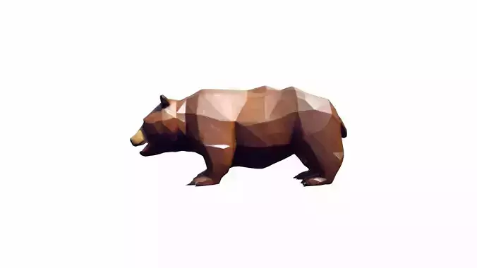 High 3d Render  The Bear a Is Large Powerful Animal