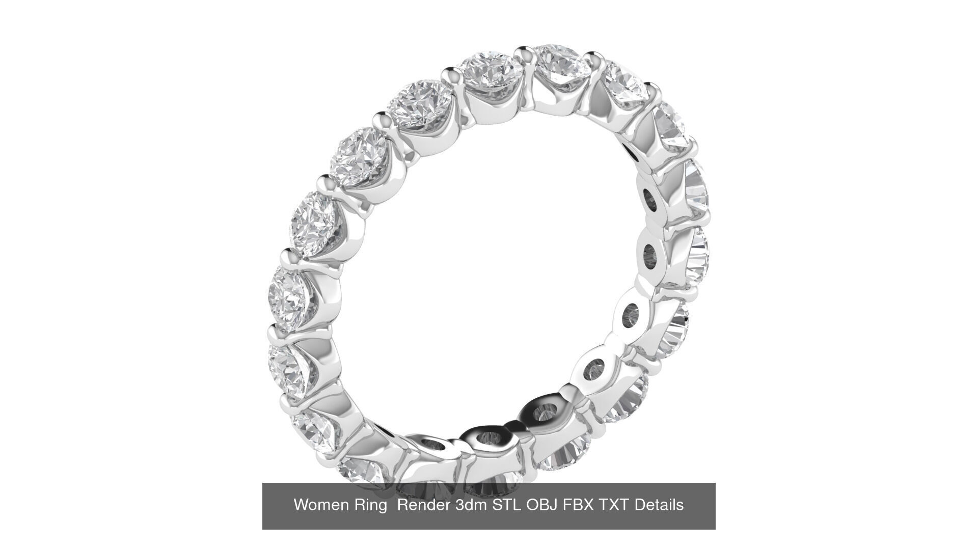 32 Wedding Band Ring Render 3dm STL OBJ FBX Details Collection _17