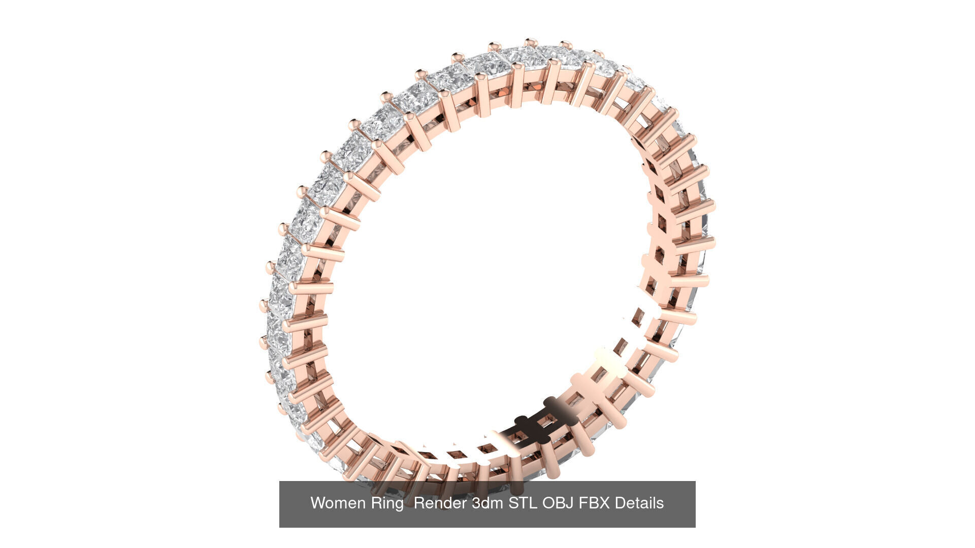 32 Wedding Band Ring Render 3dm STL OBJ FBX Details Collection _4