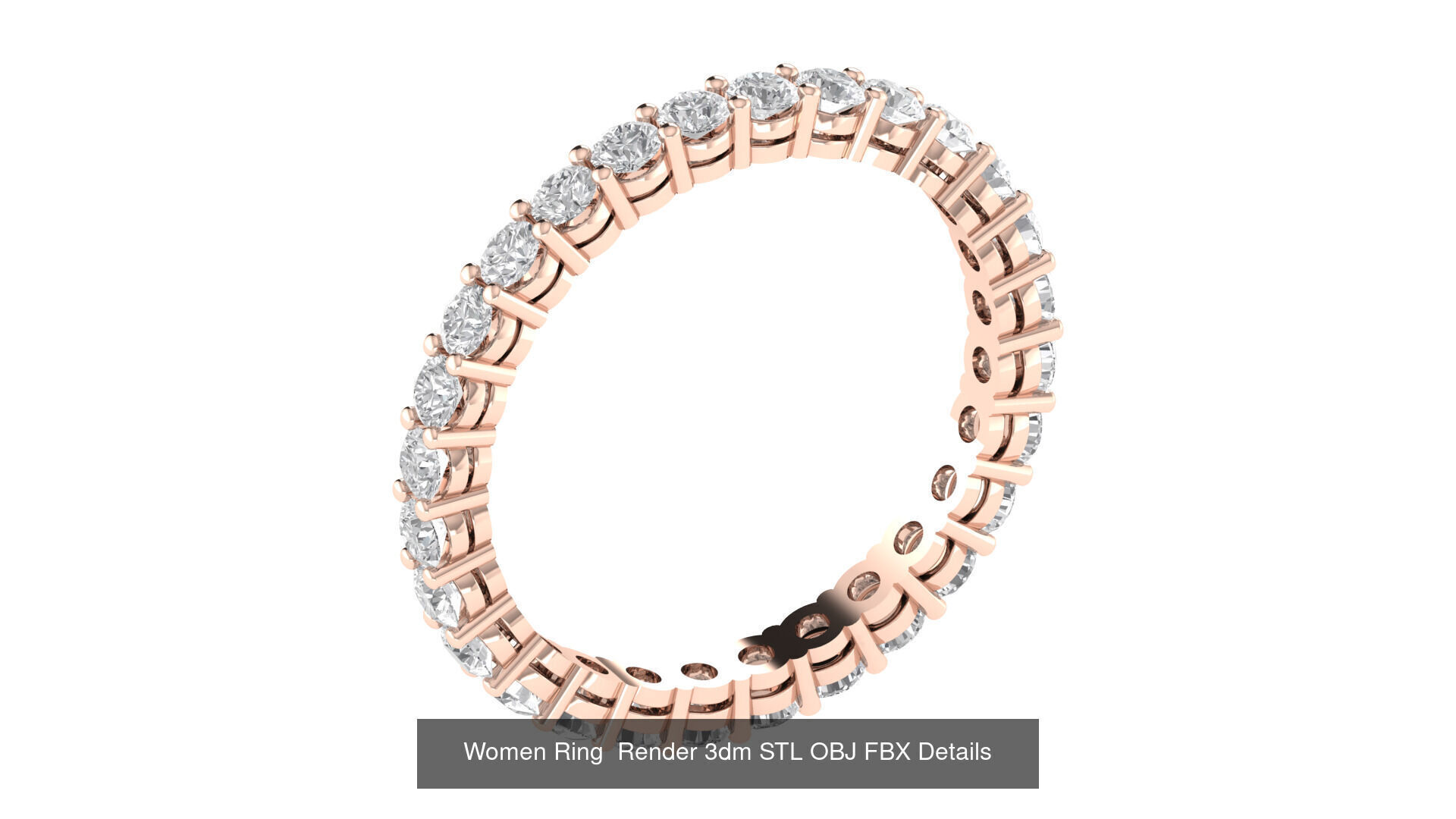 32 Wedding Band Ring Render 3dm STL OBJ FBX Details Collection _8