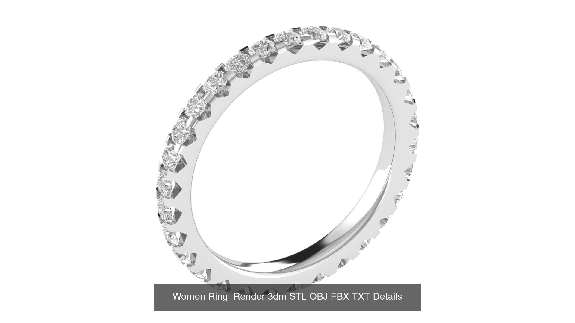32 Wedding Band Ring Render 3dm STL OBJ FBX Details Collection _15