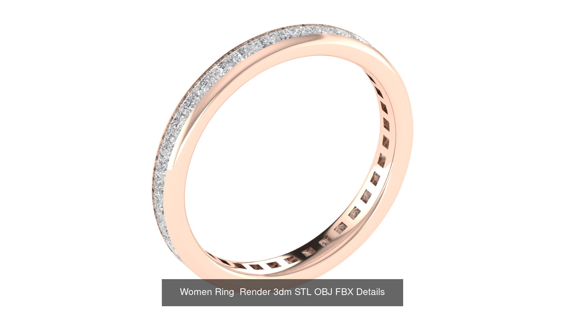 32 Wedding Band Ring Render 3dm STL OBJ FBX Details Collection _5