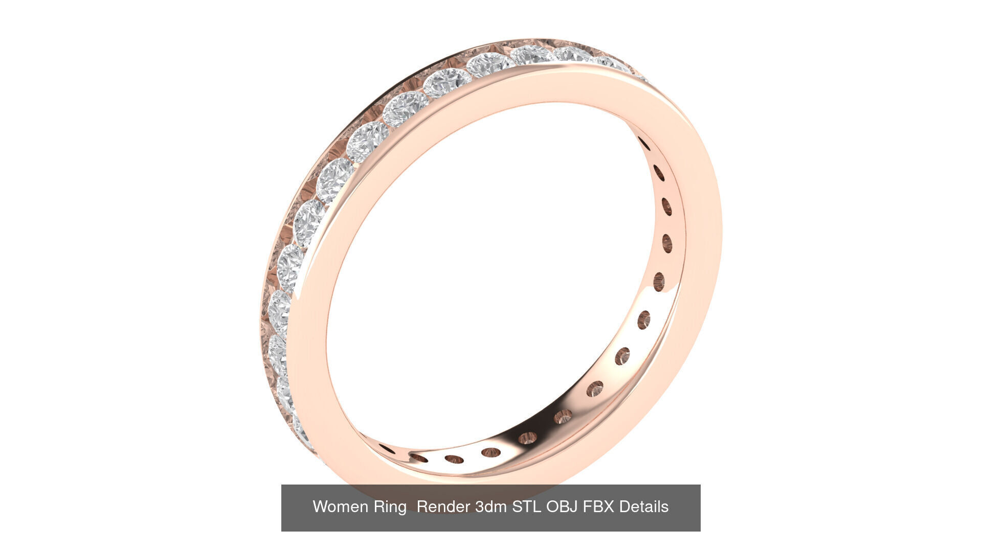 32 Wedding Band Ring Render 3dm STL OBJ FBX Details Collection _10