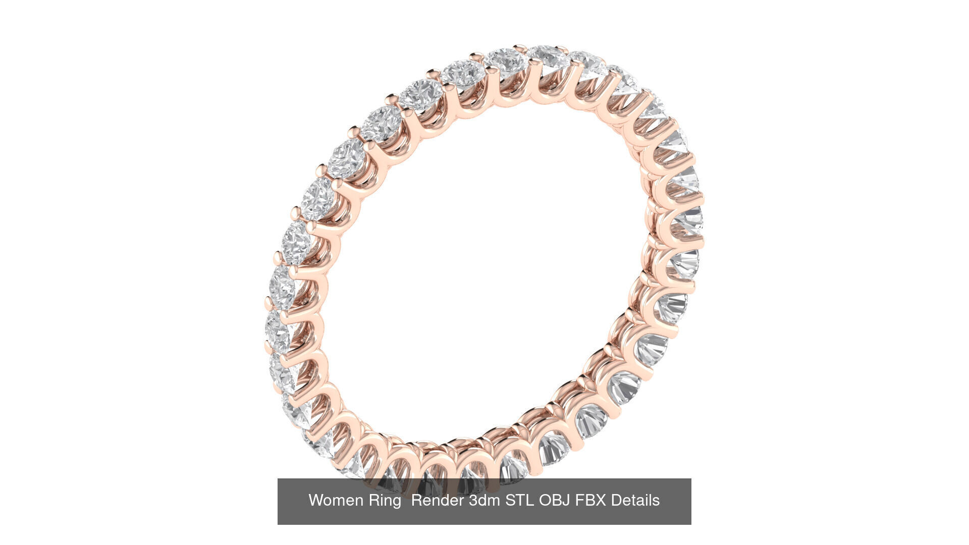32 Wedding Band Ring Render 3dm STL OBJ FBX Details Collection _11