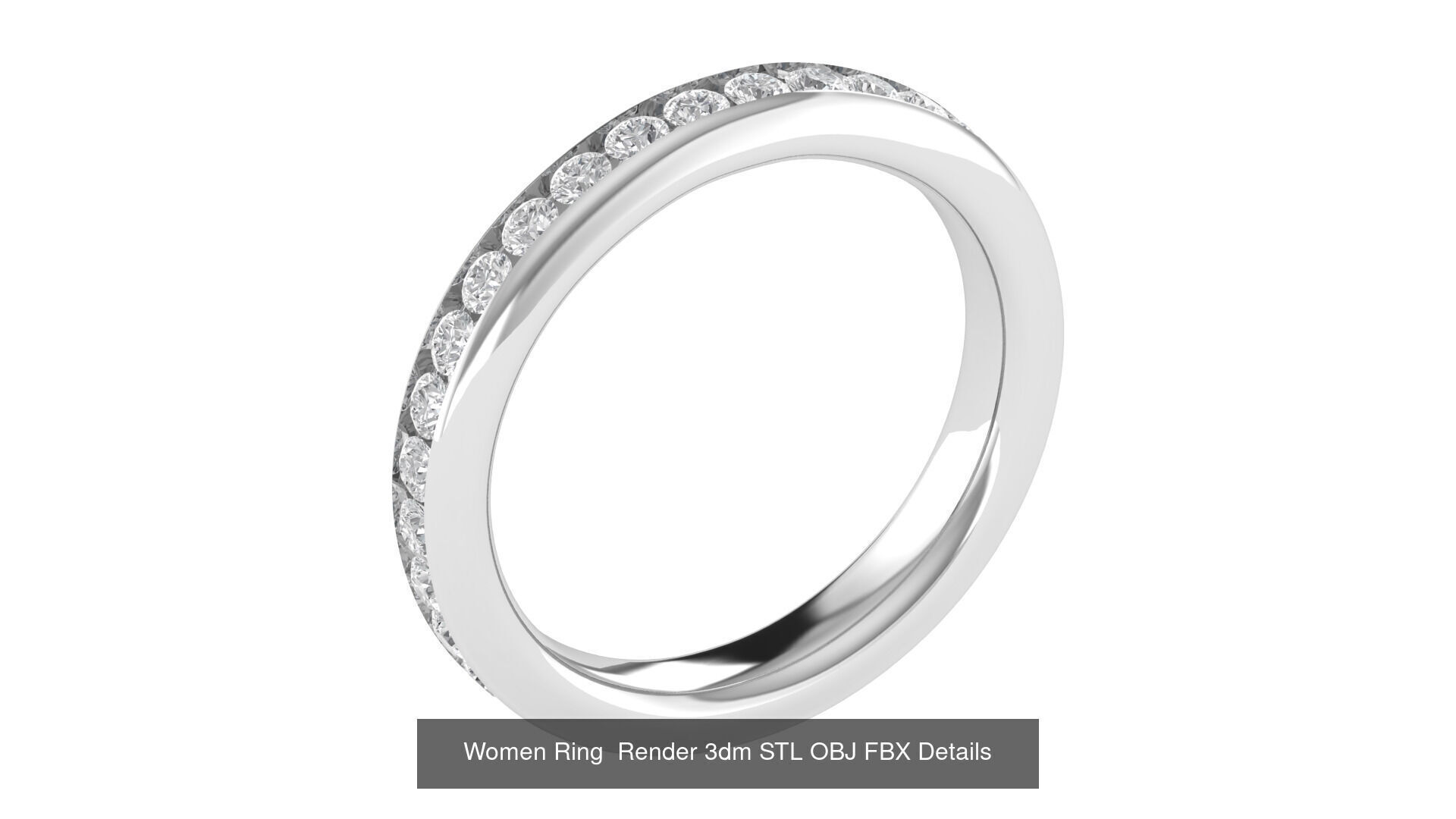 32 Wedding Band Ring Render 3dm STL OBJ FBX Details Collection _13